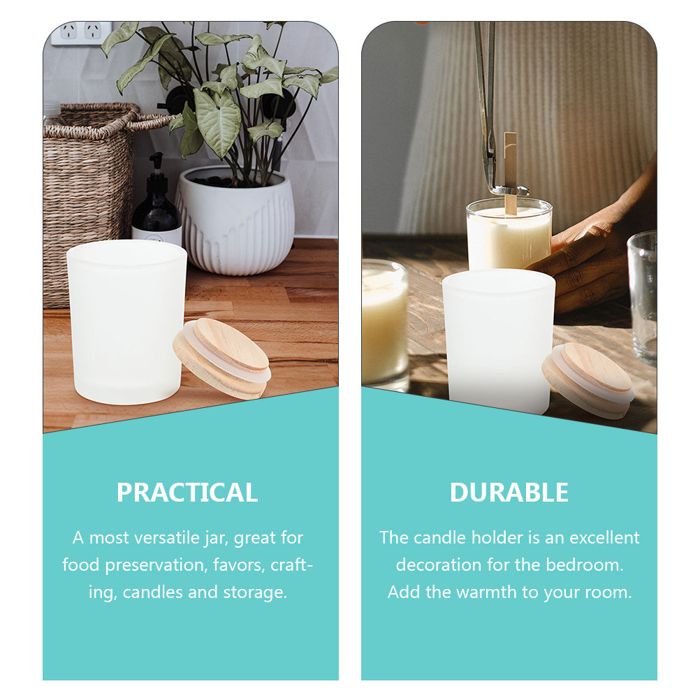 ชุดอุปกรณ์ทำโหลแก้ว DIY พร้อมฝ - Candle Making Jars With Lids บทวิจารณ์และราคา