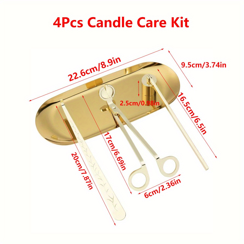 4 ชิ้น/เซ็ตหรูหราเทียนชุดดูแลส - Candle Making Tutorial บทวิจารณ์และราคา