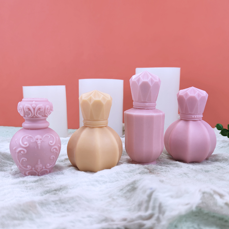 3D retro ขวดน้ําหอมอโรมาเทียนแ - Candle Making And Perfume บทวิจารณ์และราคา